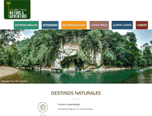 Tablet Screenshot of colombianatureadventure.com